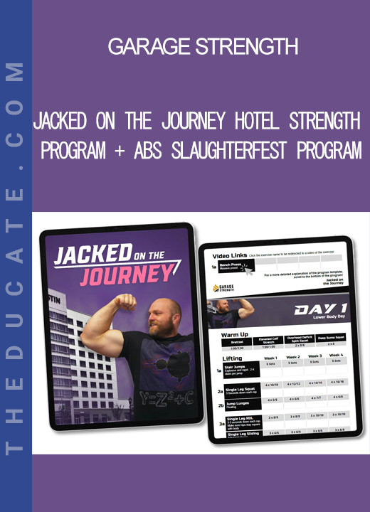 Garage Strength - Jacked on the Journey Hotel Strength Program + Abs Slaughterfest Program