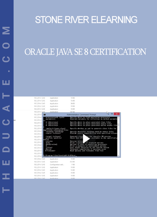 Stone River Elearning - Oracle Java SE 8 Certification