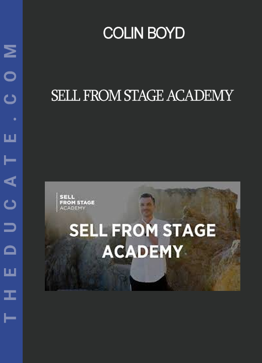 Colin Boyd - Sell from Stage Academy