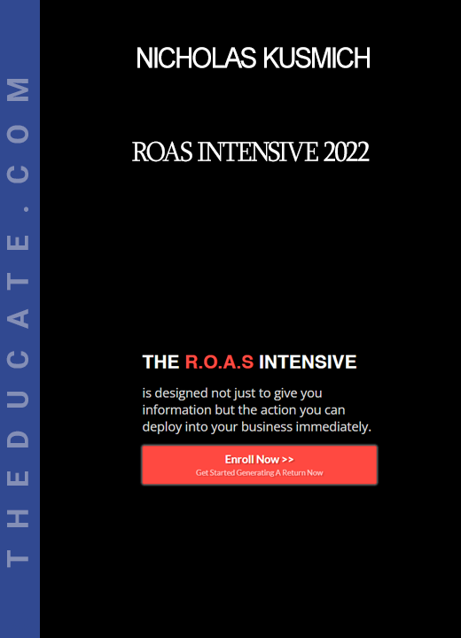 Nicholas Kusmich - ROAS Intensive 2022