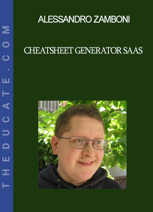 Alessandro Zamboni - Cheatsheet Generator SaaS